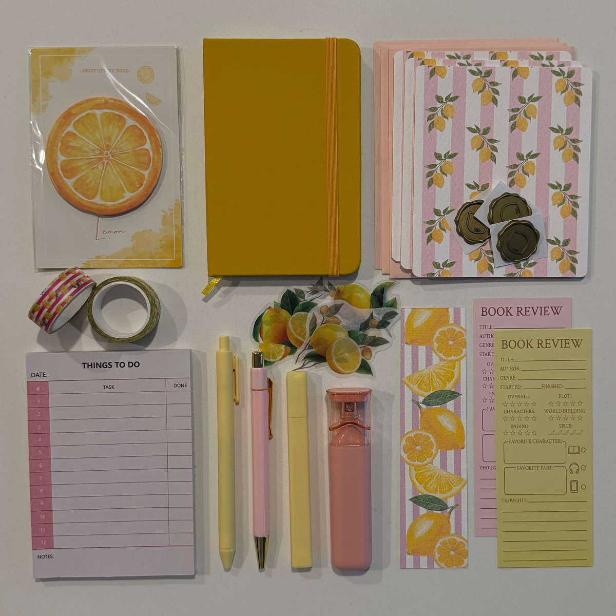 The Pink Lemonade Stationery Bundle