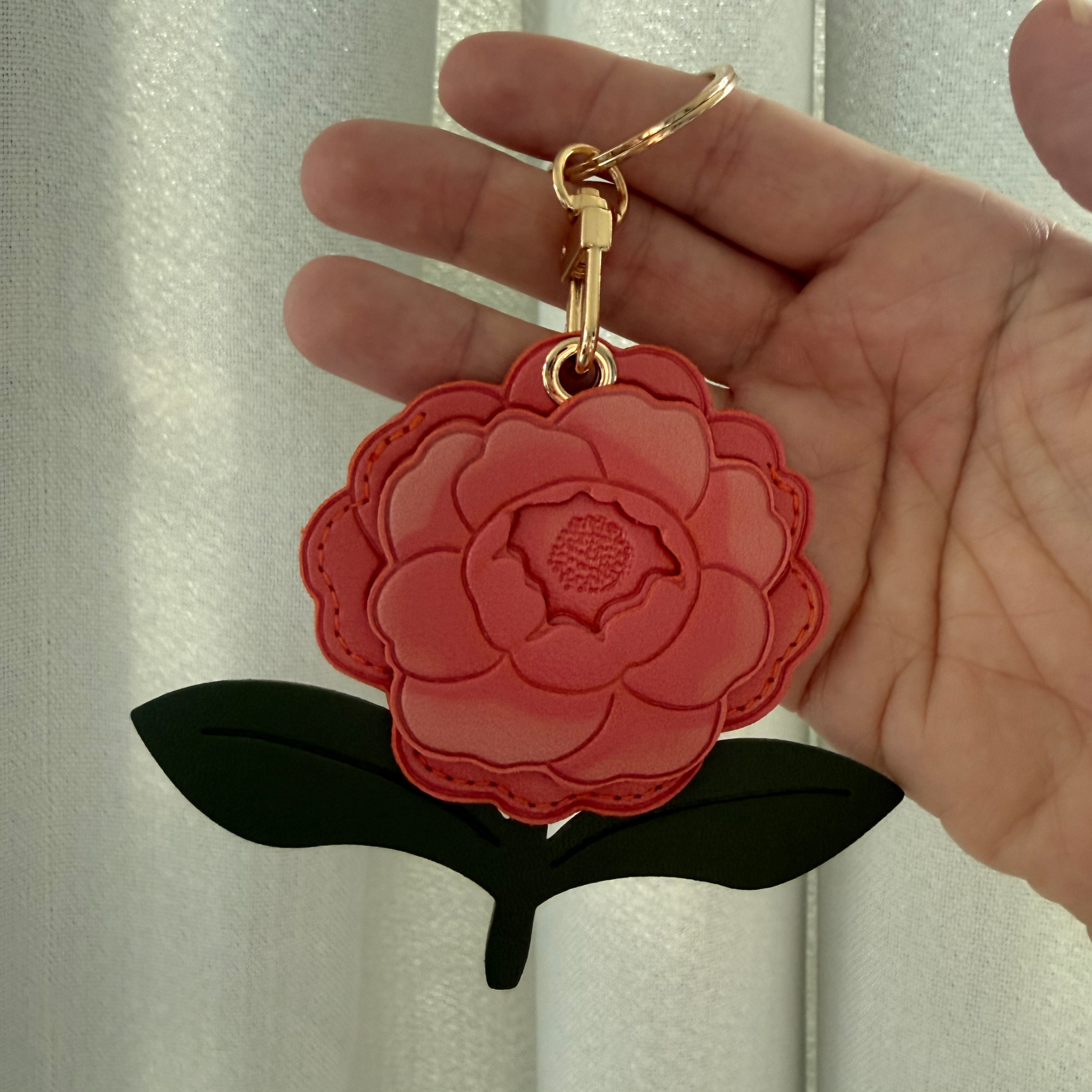 The Wildflower Leather Bag Charm
